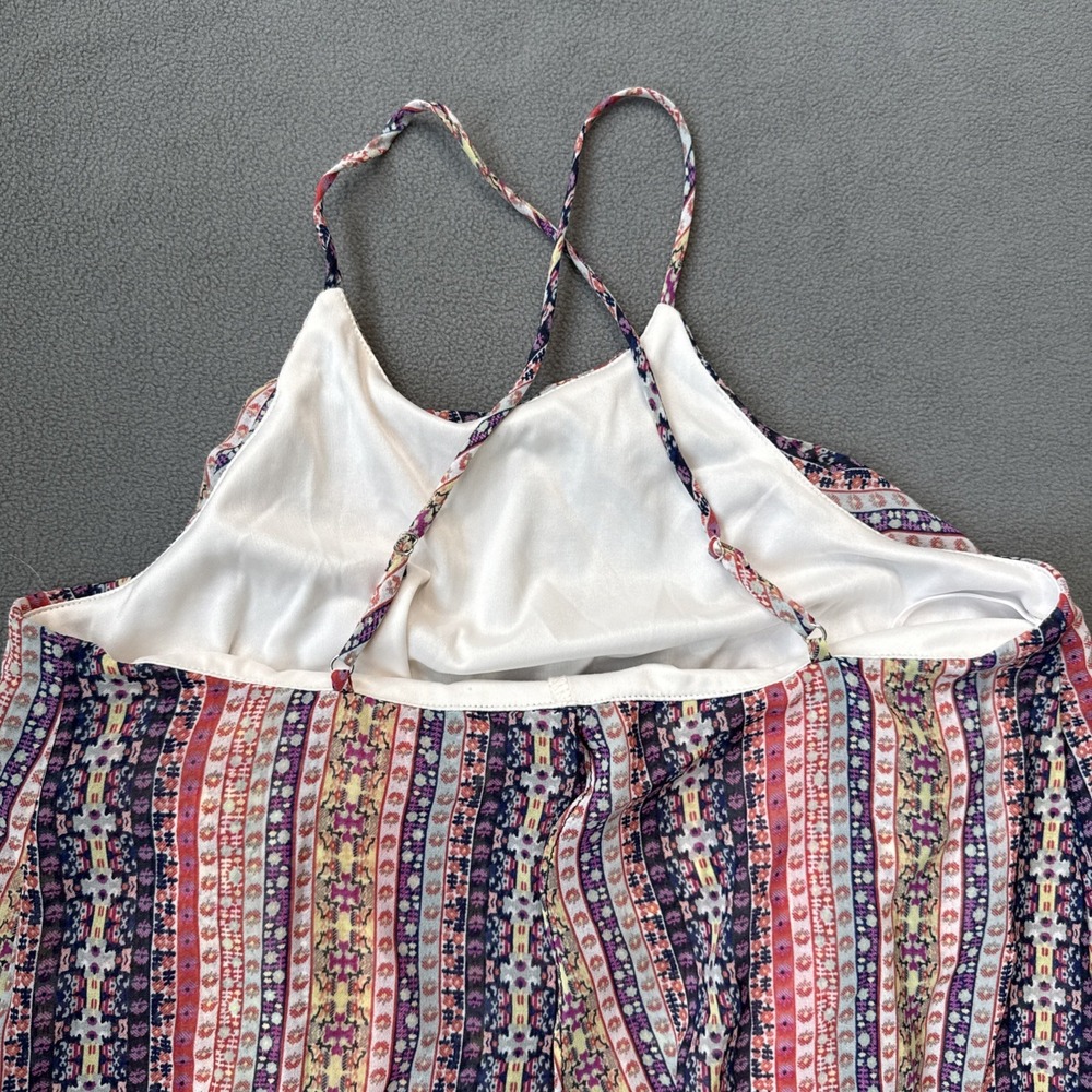 BCBG MAXAZRIA Dress Womens XS Spaghetti Criss Cross Strap Cocktail Mini Boho Y2K - Picture 10 of 16